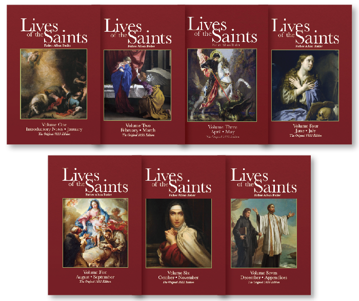 (image for) Butler's (Rev. Alban) ORIGINAL Lives of the Saints - Complete Seven Volume Set